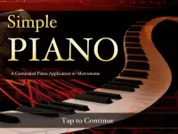 Simple Piano & Metronome - Piano Music Keys FREE Screen Shot 1