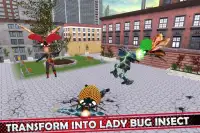 Multi Lady Bug vs Robotic Villains Screen Shot 0