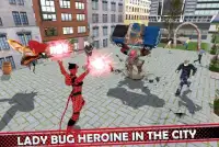 Multi Lady Bug vs Robotic Villains Screen Shot 11