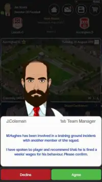 Club Soccer Director 2018 - Club Football Manager Screen Shot 1
