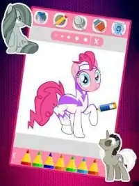 coloring my little pony mlp unicorn Screen Shot 2
