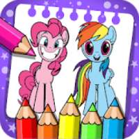 coloring my little pony mlp unicorn
