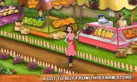 Little Farm Store Cash Register Girl Cashier Games Screen Shot 12