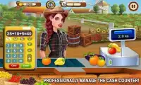 Little Farm Store Cash Register Girl Cashier Games Screen Shot 13