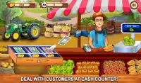 Little Farm Store Cash Register Girl Cashier Games Screen Shot 4