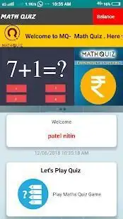 MQ-Math Quiz Screen Shot 3