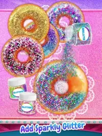 Glitter Donut - Trendy & Sparkly Food Screen Shot 2