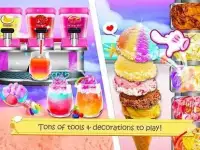 Ice cream Unicorn Sundae - Pembuat Es Desserts Screen Shot 1
