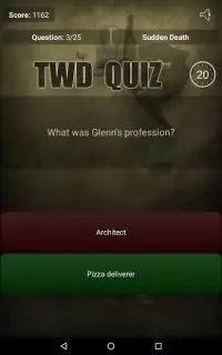 Quiz for The Walking Dead Screen Shot 2