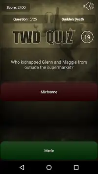 Quiz for The Walking Dead Screen Shot 13