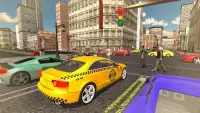 Amazing Taxi City Cab Driver Pickup Driving Sim Screen Shot 9
