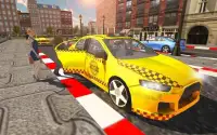 Amazing Taxi City Cab Driver Pickup Driving Sim Screen Shot 2