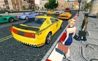 Amazing Taxi City Cab Driver Pickup Driving Sim Screen Shot 1