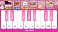Bermain Piano Pink Screen Shot 1