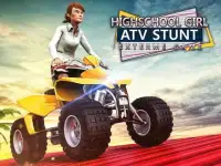 High School Girl ATV Stunt Extreme Game Screen Shot 5