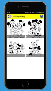 Mickey Coloring Books Mouse Screen Shot 2