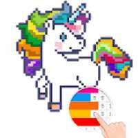 Unicorn: Color by Number - Pixel Art