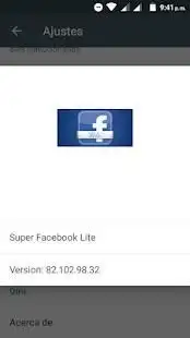 Super Facebook Lite Screen Shot 0