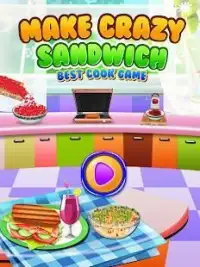 Make Crazy Sandwich - Best Cook Game Screen Shot 0