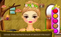 putri peri makeover: permainan makeup Screen Shot 4