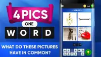 4 Pics 1 Word. Four Pictures, One Word. Words Game Screen Shot 0