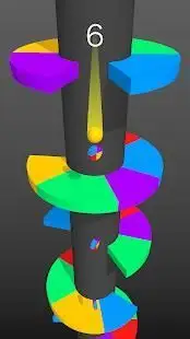Color Ball Bounce : Helix Tower Screen Shot 7