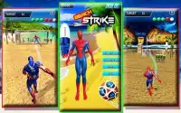 Superhero Beach Soccer : Real Football Game 2018 Screen Shot 0