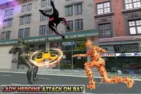 Flying Lady Bug City Crime Battle Screen Shot 8