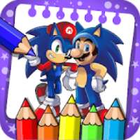 coloring sonic dash hedge