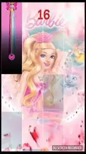 Barbie piano magic tiles Screen Shot 5