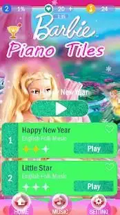 Barbie piano magic tiles Screen Shot 8