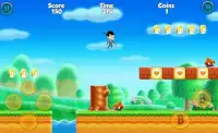 Mr Hero Bean Super adventure Game World Run Screen Shot 1