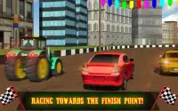 Tractor Racing With Cars Screen Shot 5