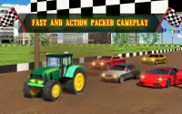 Tractor Racing With Cars Screen Shot 9