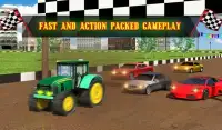 Tractor Racing With Cars Screen Shot 4