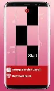 Cardi B Piano Game Screen Shot 1