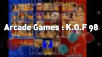 Arcade games : KOF98 Screen Shot 0