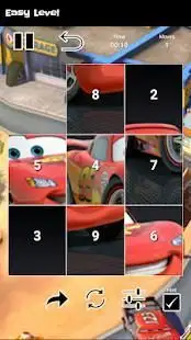 Cars Fast as Lightning Puzzle Screen Shot 4
