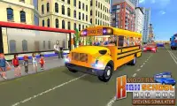 Modern High School Big Bus Driving Simulator Screen Shot 10