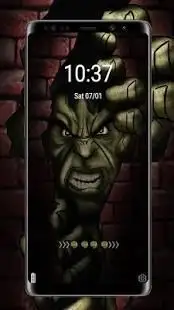 Green Angry Hero Theme Screen Shot 0