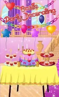 Girls Fashion Games - Castle Party Decorating Screen Shot 1
