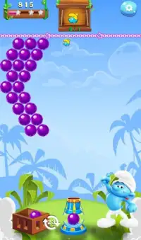 Bubble Smurf Shooter Screen Shot 1