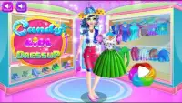 Candy girl dressup - girls games Screen Shot 14