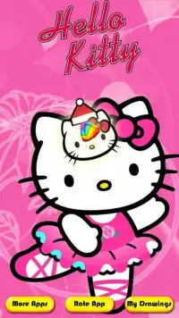 coloring hellow cat of kitty fans Screen Shot 7