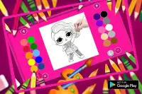 Lol dolls Surprise Coloring Book Games 2018 Screen Shot 6