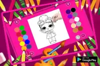 Lol dolls Surprise Coloring Book Games 2018 Screen Shot 7