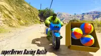 Superheroes Downhill Bike Race Screen Shot 0