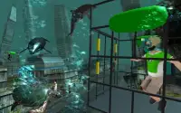 Deep Blue Shark Hero: Aqua Robot Sea Shooting Screen Shot 1