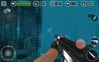 Deep Blue Shark Hero: Aqua Robot Sea Shooting Screen Shot 0