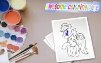 Pony coloring pages Screen Shot 4